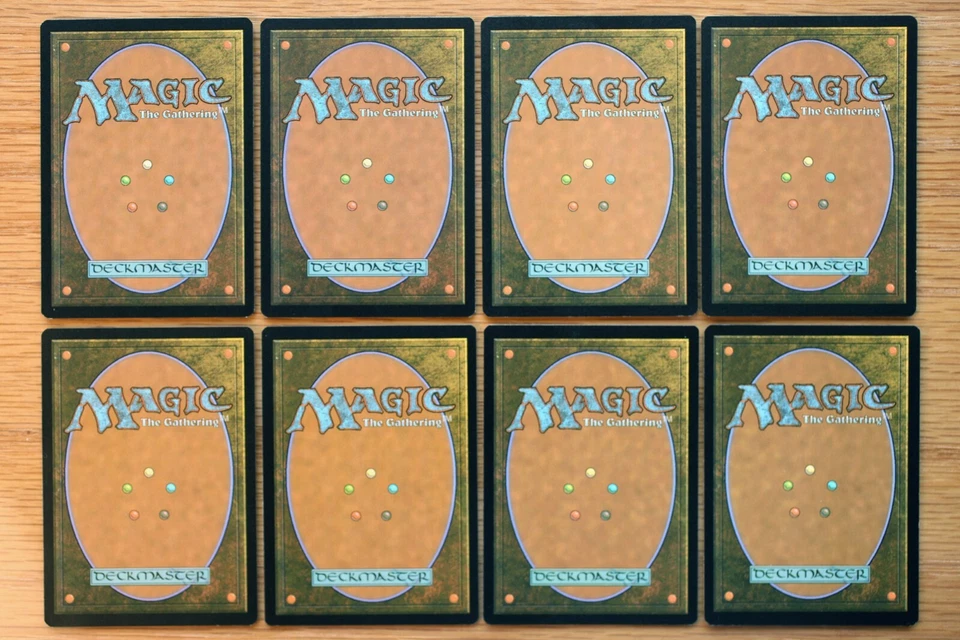 Set 8 Different Gold Multi-Color Commander Board Wipes *NM* (English Magic MTG) - Image 2 of 2