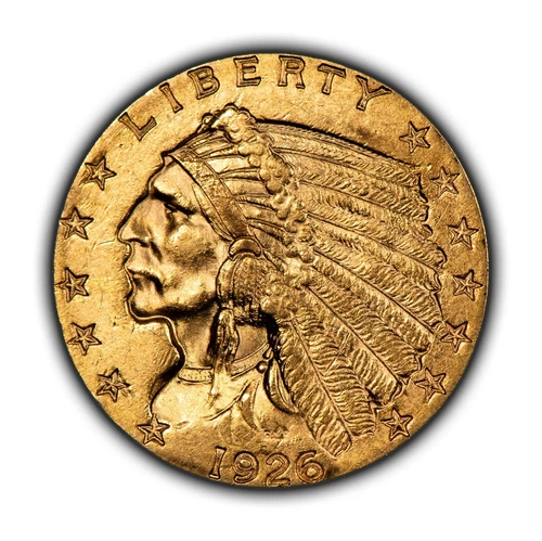1926 Indian Quarter Eagle — photo from another recent sale