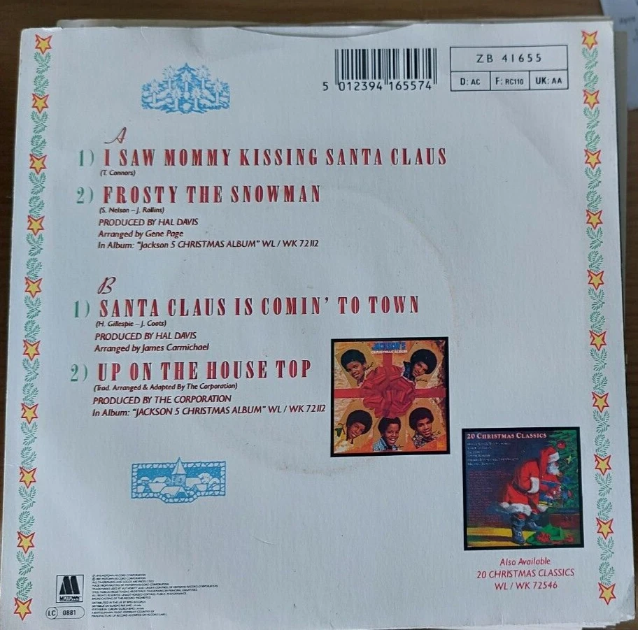 Michael Jackson With The Jackson 5 – Merry Christmas From Foto 2 de 4