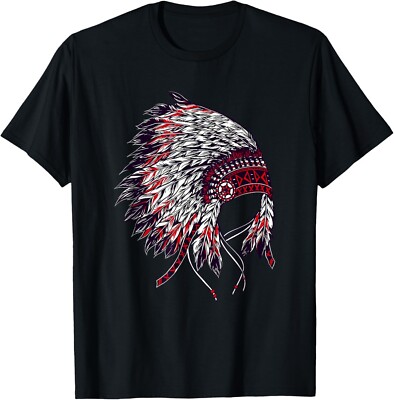 Indian Headdress - Native American Roots Indigenous Gift Unisex T-Shirt