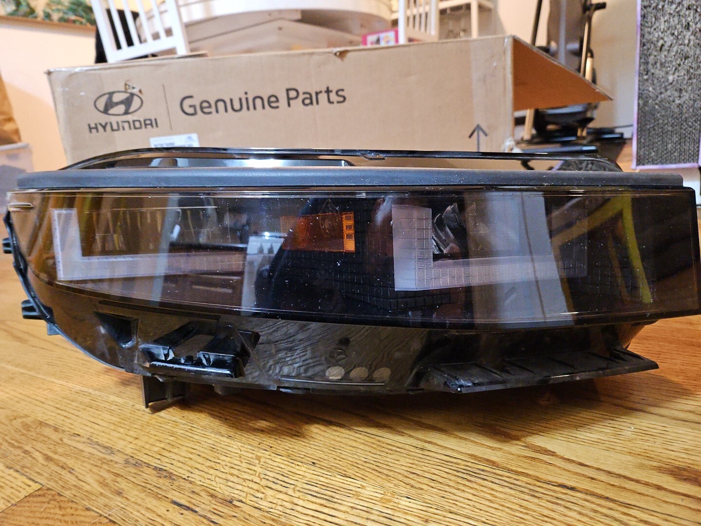 2224 HYUNDAI IONIQ 5 HEADLIGHT LIGHT FULL LED GENUINE OEM BLACK TRIM