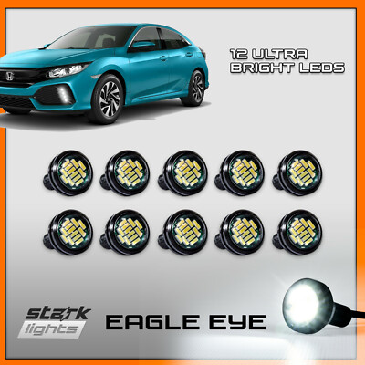 2pcs 23mm 4014 LED Light Dual Color White Amber Switchback DRL Lamp