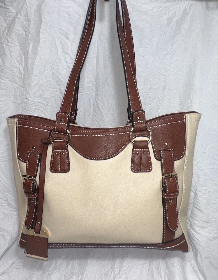 Bulldog Cases Conceal Carry Tote Purse w/ Holster & Lock (Sandstone) #BDP-052 - Image 2 of 4