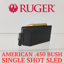 Ruger American Single Shot Sled Adapter .450bm Magazine