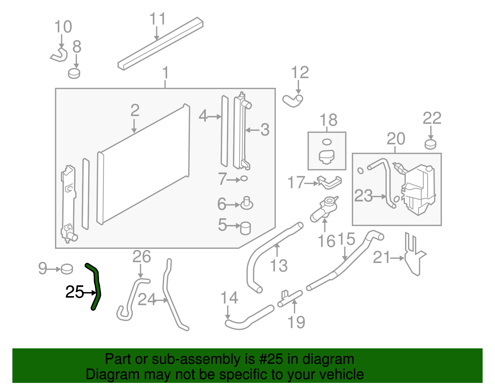 Genuine OEM Nissan Murano Transmission Oil Cooler Line Hose 21632JP00A