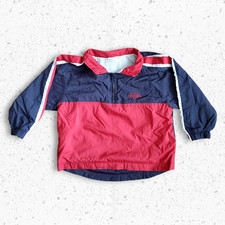 Vintage OshKosh B'Gosh Pullover Colorblock Windbreaker Sz 3T