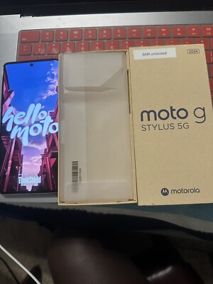Motorola Moto G Stylus 5G 2024 XT24191 128GB Unlocked 6.7 Caramel Latte open Box