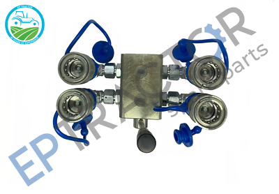 Valvola Deviatrice Trattore 6 Porte - Manuale 2 In 4 Uscite Per Circuiti Idraulici - Foto 14