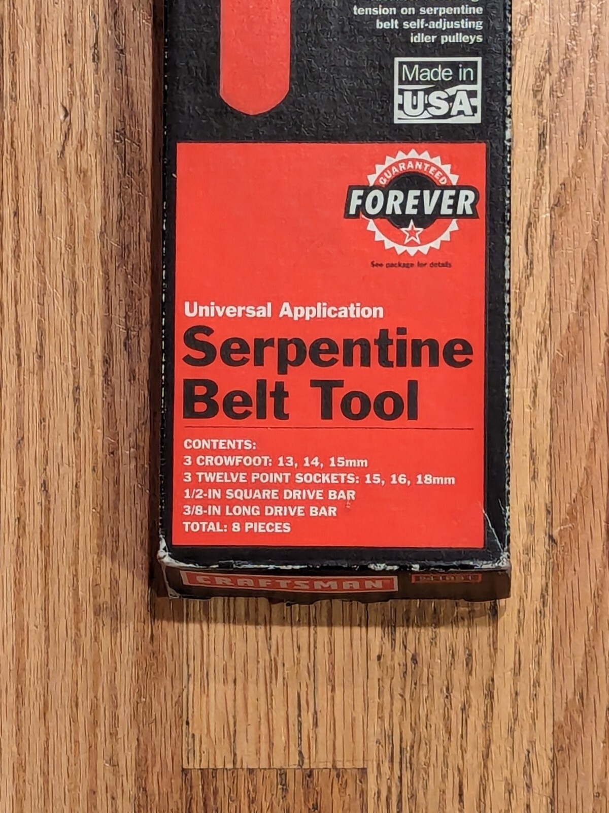 Craftsman Serpentine Belt Tool Kit 41831 USA for sale online eBay
