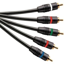 PE Axis Component Video/Stereo Audio Cables 12 Feet