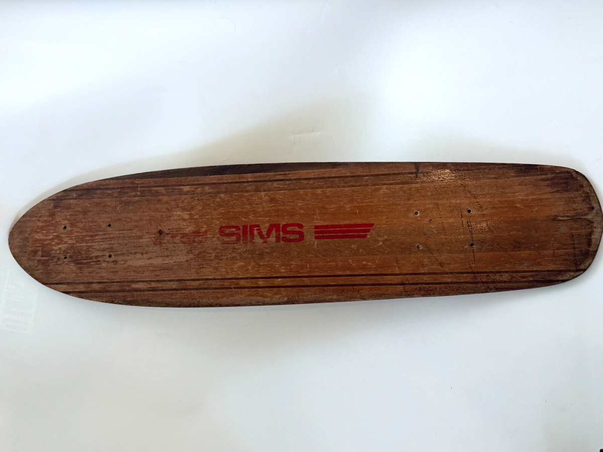 Original 1970s SIMS TAPERKICK Skateboard Deck – Vintage, Rare