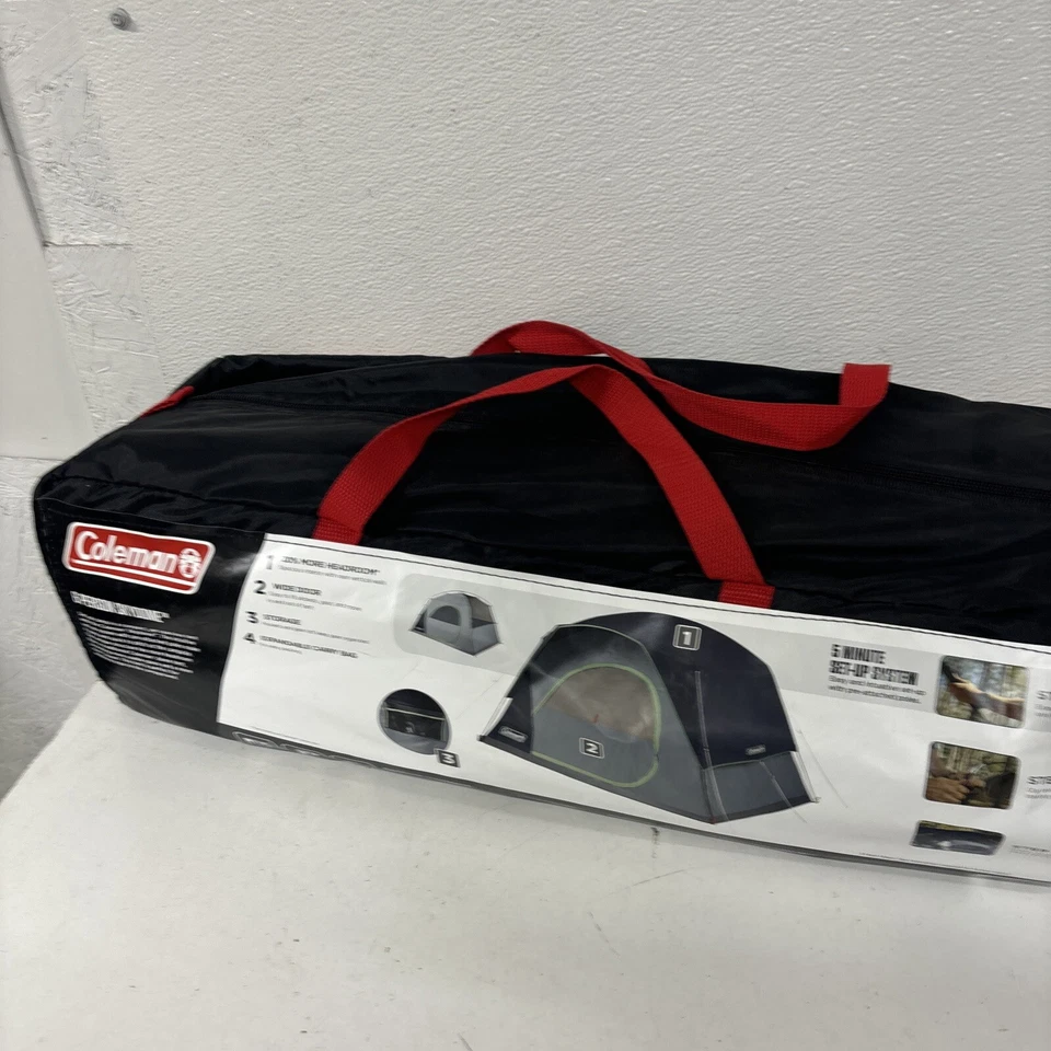 Coleman Sky Dome 6-Person Camping Tent Green - NEW #X6 - Image 2 of 4