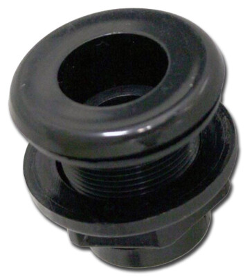 Bulkhead Fitting, Slip inlet x Slip outlet - 1 inch     PACK OF 5