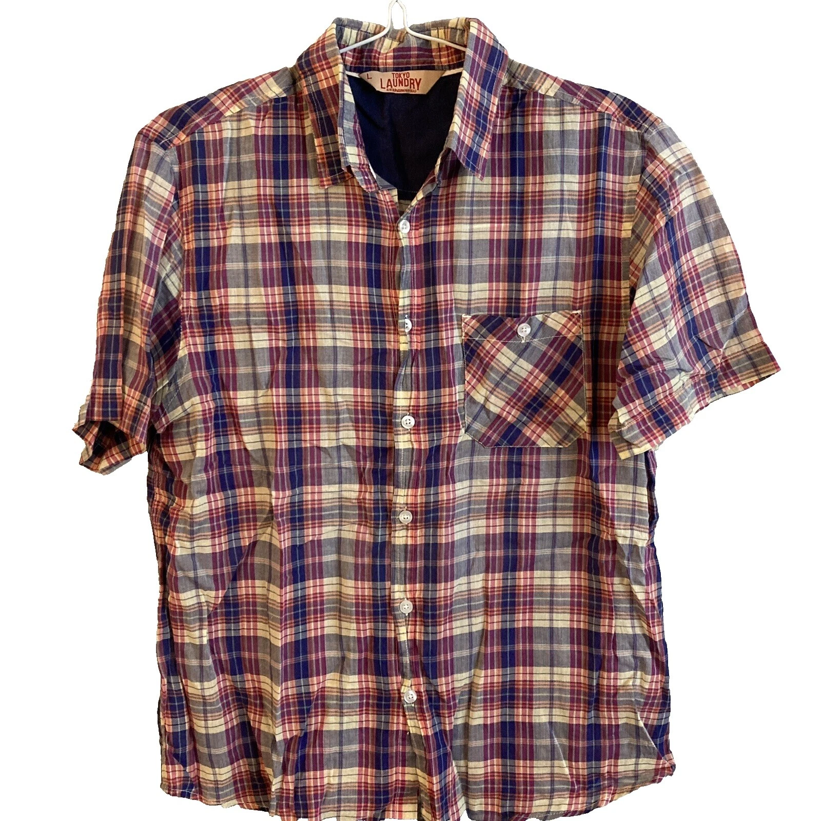 Tokyo Laundry Regular Fit Casual Button-Down Shirts for Men