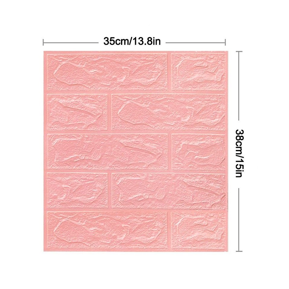 Foam Soundproof Foam Brick Wallpaper Living Room Bedroom Kitchen eBay