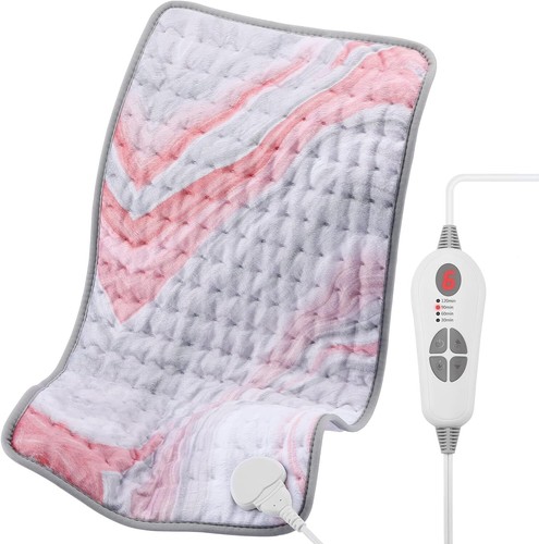 New Heating Pad 6 Fast Heating Level Auto-Off Moist Dry Heat Options 12"x24" - Picture 21 of 28