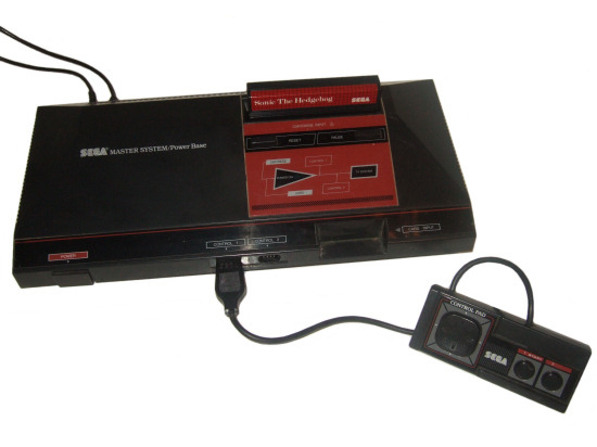 Console SEGA Master System 1 + Sonic 1 + Manette - Câble TV Et D'Alimentation