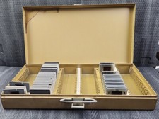 KENCO 35mm Slide Metal Box Tray File Case Holder Storage Vintage 1960's-70's