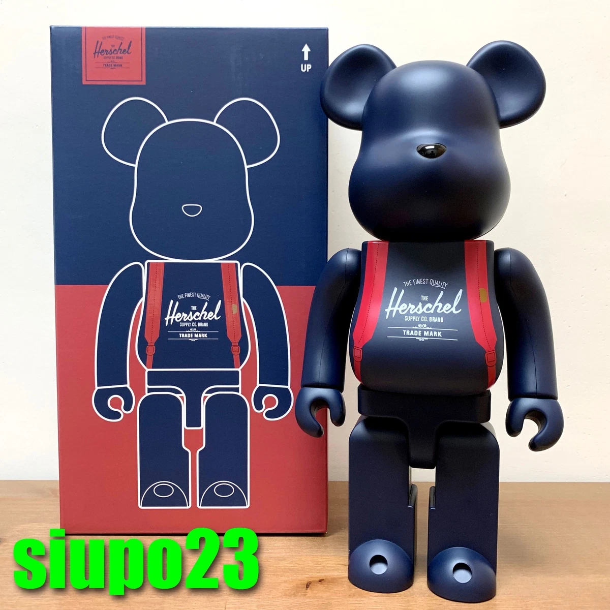 Medicom 400% Bearbrick ~ Herschel Supply Be@rbrick