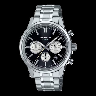 CASIO EDIFICE EFR-575D-1A Quartz Chronograph Stainless Steel Black