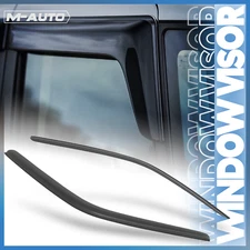 Tape-On Window Visor Shade Vent Wind Rain Deflector for 08-18 Dodge Challenger