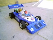 S06TY - Bodywork Body RC Car 1/8 Vintage' Tyrrell F1 "+ Spoiler Step 11 5/8in