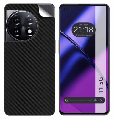 Aufkleber Vinyl Selbstklebend Textur Kohlenstoff für Oneplus 11 5G