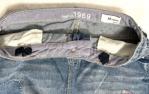 Youth Girls Gap Denim Skirt With Adjustable Waist, Size 14 Regular, C6 - Picture 5 of 5