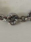 RARE KIESELSTEIN CORD STERLING SILVER BRAIDED LEATHER Moon Faces NECKLACE — photo 2