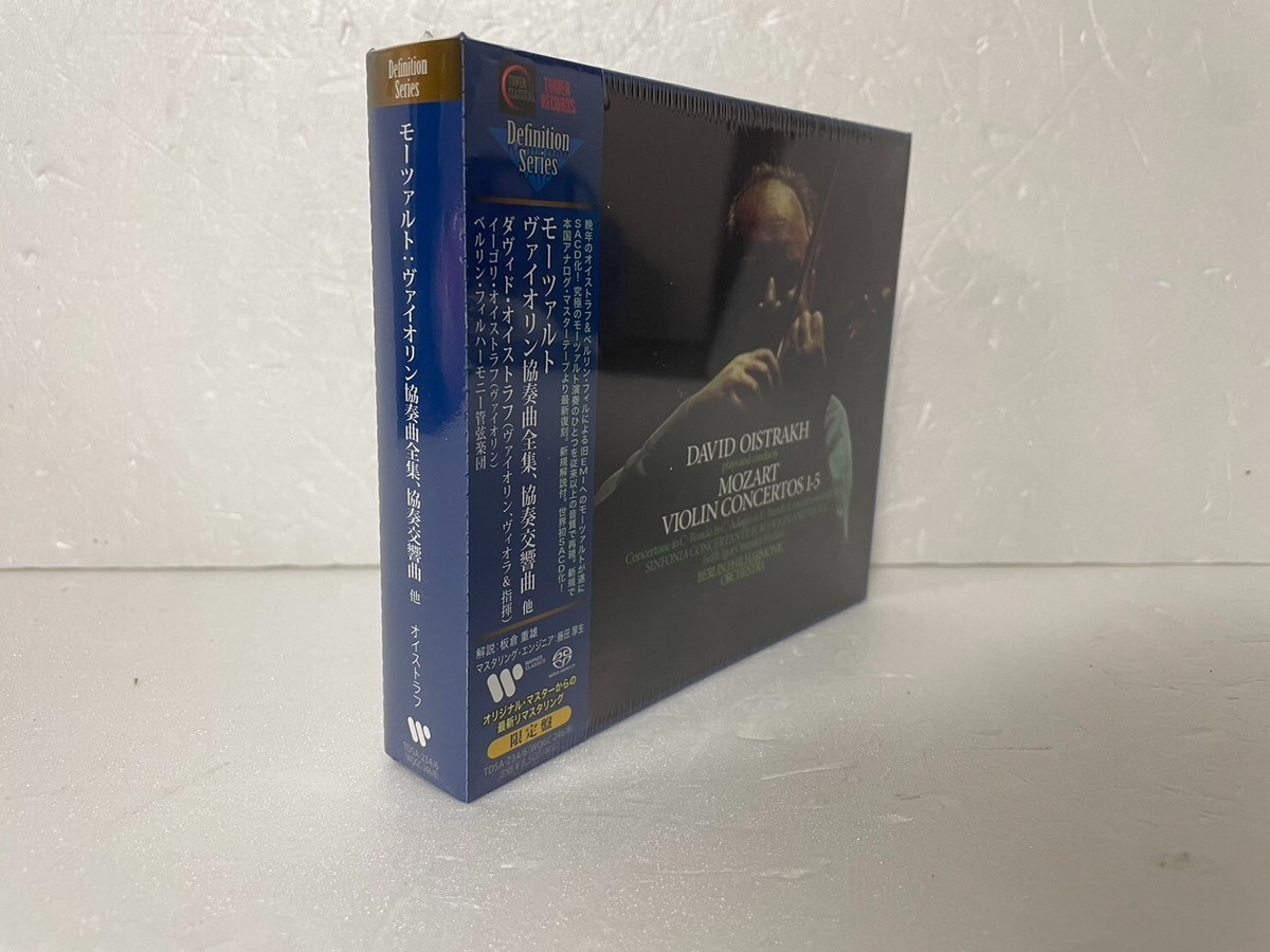 David Oistrakh Mozart Violin Concertos 1-5 3 SACD Hybrid TOWER