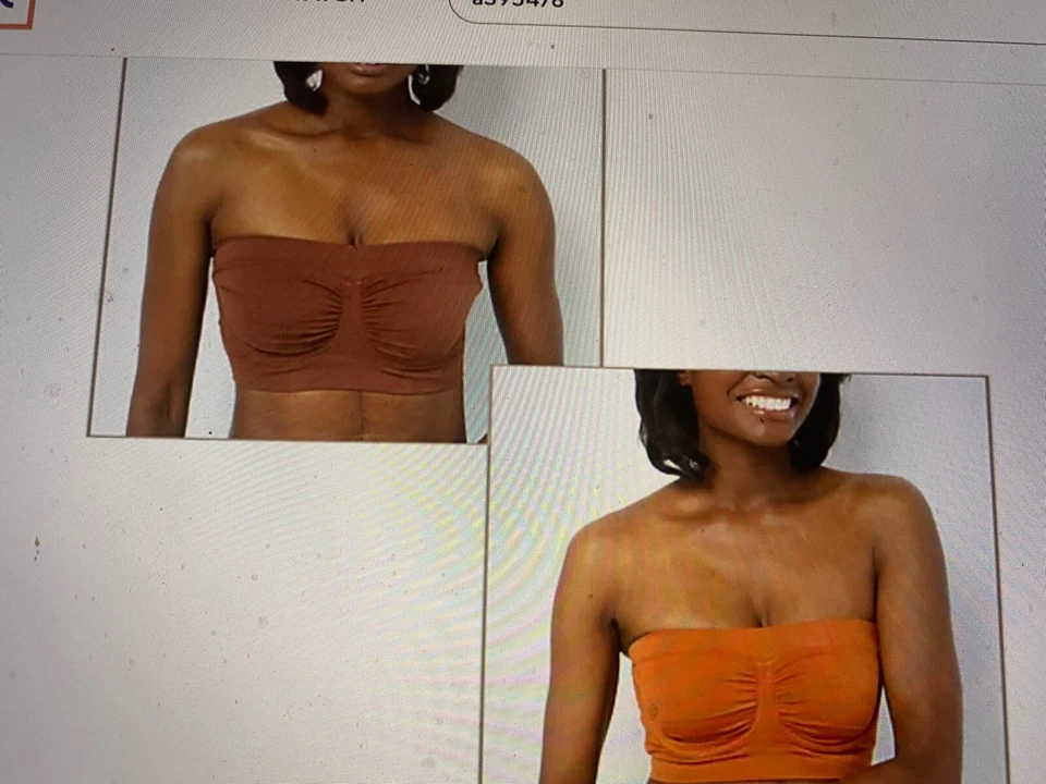 Juego de 2 sujetadores bandeau con aros sin costuras BREEZIES Foto 4 de 4