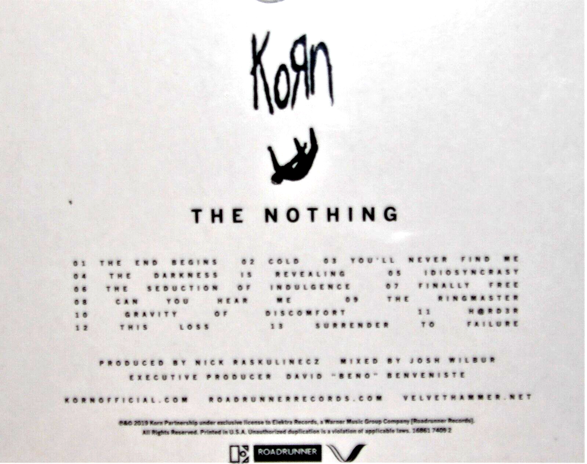 Nothing by Korn (CD, 2019) for sale online | eBay