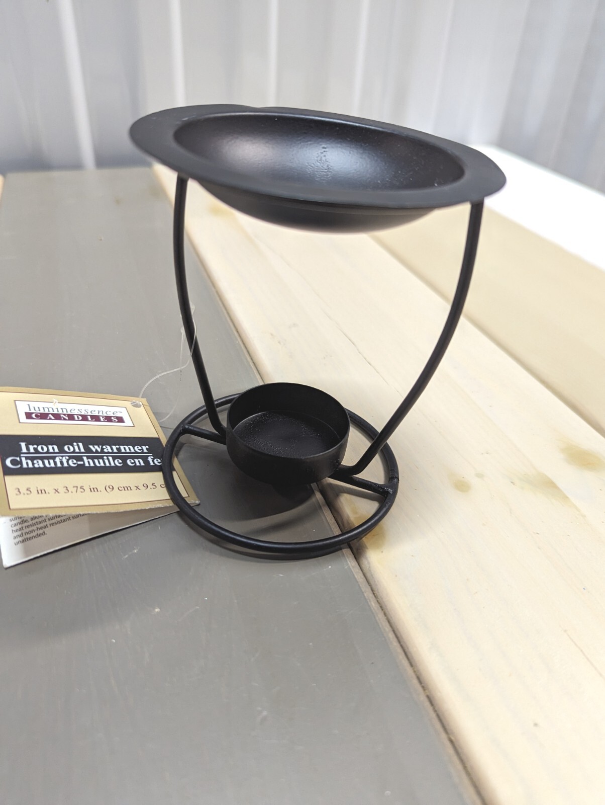 Luminessence Iron Oil Warmer Candle Wax Melts Simmer Pot Fragrance Diffuser Gift