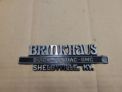 Brinkhaus Buick Shelbyville Kentucky Car Dealership Dealer Emblem Badge Logo