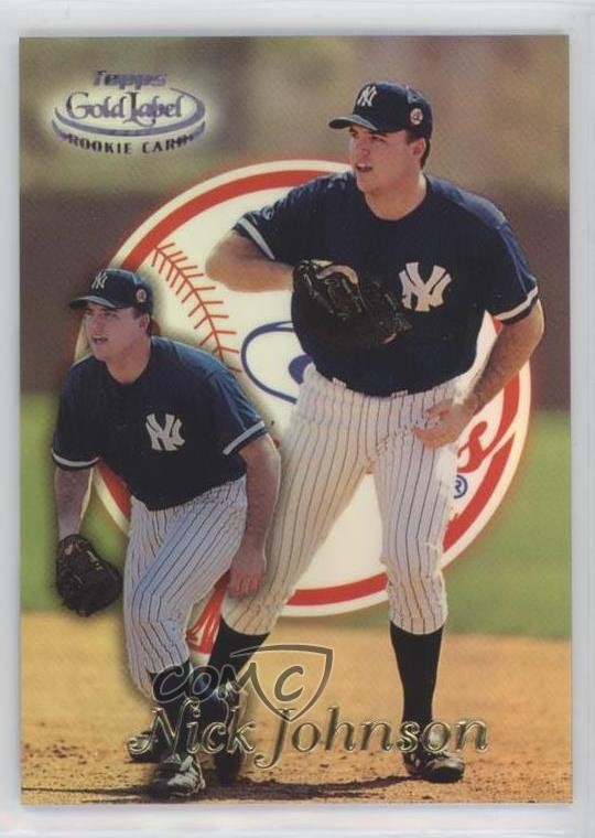 1999 Topps Gold Label Class 1 Black Nick Johnson #33 Rookie RC 11pj
