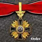 WW1 WW2 German Military Award Medal Order of the Black Eagle Prussian Badge Neck