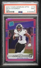 2020 Panini Donruss Optic Rated Rookies Pink Prizm Devin Duvernay PSA 9 MINT 2l4