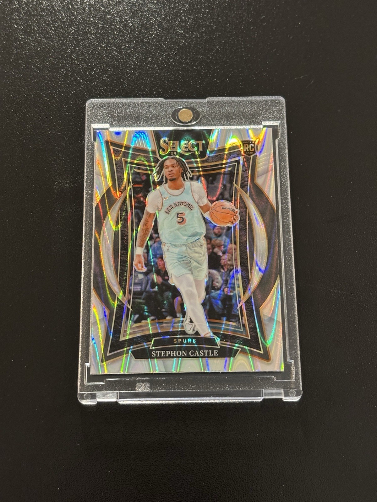 2024-25 Panini Select - Concourse Stephon Castle #72 Tectonic Prizm (RC)