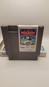 Monopoly (Nintendo NES) Works Complete In Box W/ Poster