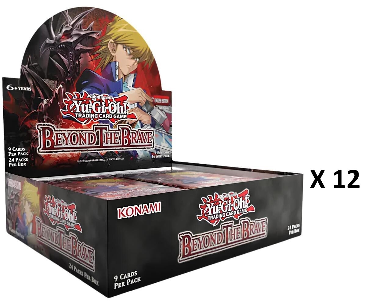 Sealed Beyond the Brave Booster Box Case 1st Edition BETB Yu-Gi-Oh! -Kid Icarus-