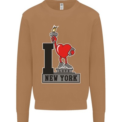 I Love (Herz) New York Herren Sweatshirt Pullover