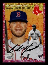 2023 TOPPS CHROME PLATINUM CALEB HAMILTON FUCHSIA TOILE REFRACTOR /100 #129 RC