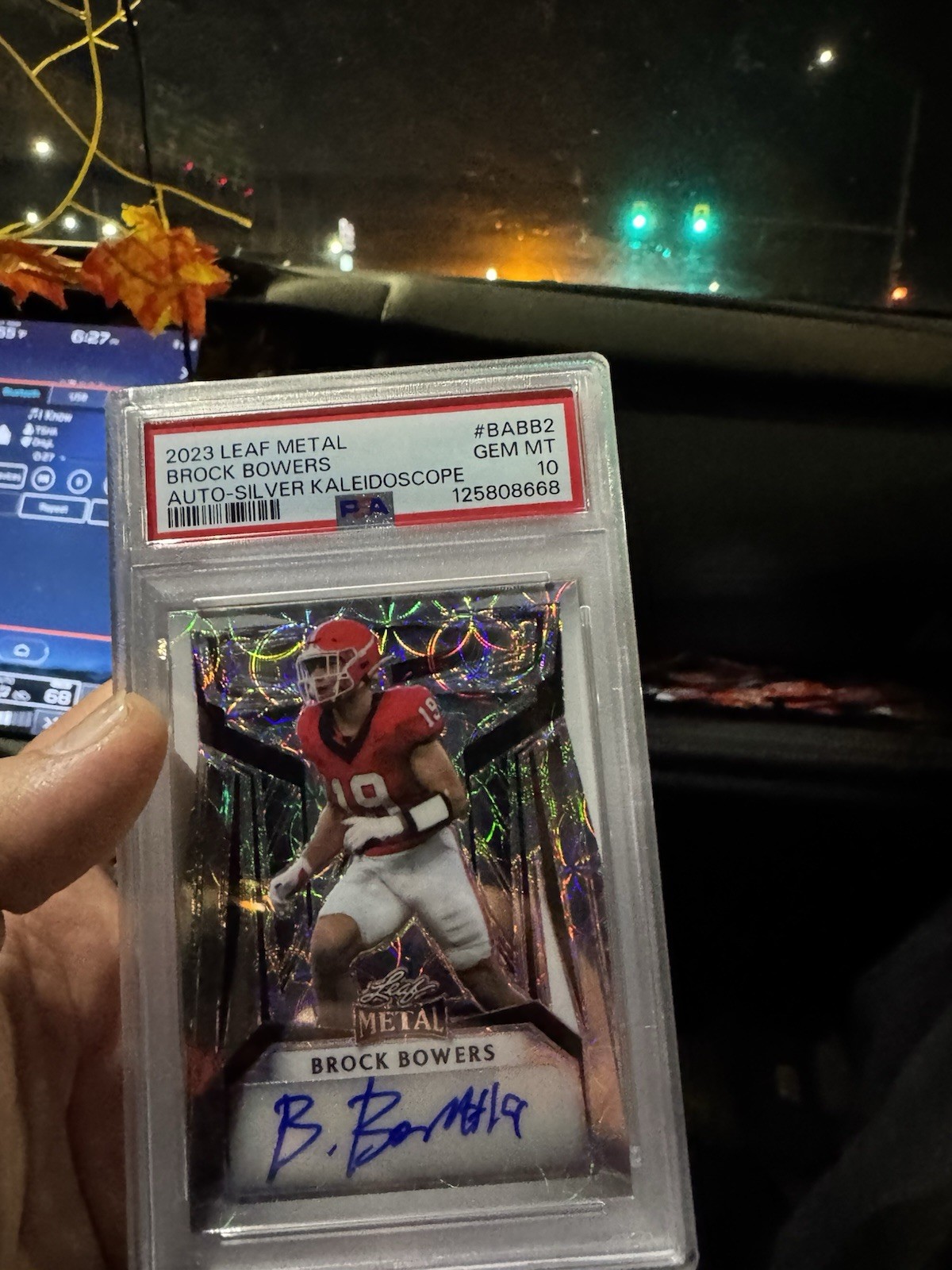 Brock Bowers Auto 2/5