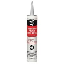 Dap Silicone Sealant, 10 oz, Cartridge,