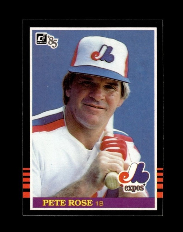1985 Donruss Set-Break #254 Pete Rose NM-MT OR BETTER *GMCARDS*