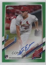2021 Topps Chrome Rookie Green Refractor 90/99 Seth Elledge #RA-SEL Auto 1dm4