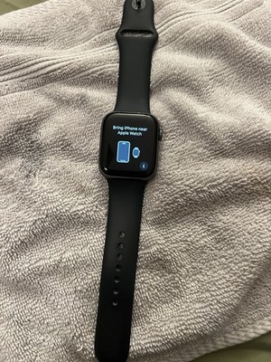 Apple Watch Series 5 44mm Black Aluminum Case, GPS, Non-Cellular
