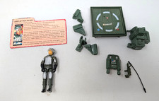 GI JOE ARAH Silver Grand Slam Figure 1983 complete w File and JUMP Vintage G.I.