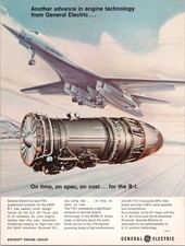 General Electric F101 B-1 Bomber Vintage 1990 Aircraft Engine Magazine Ad
