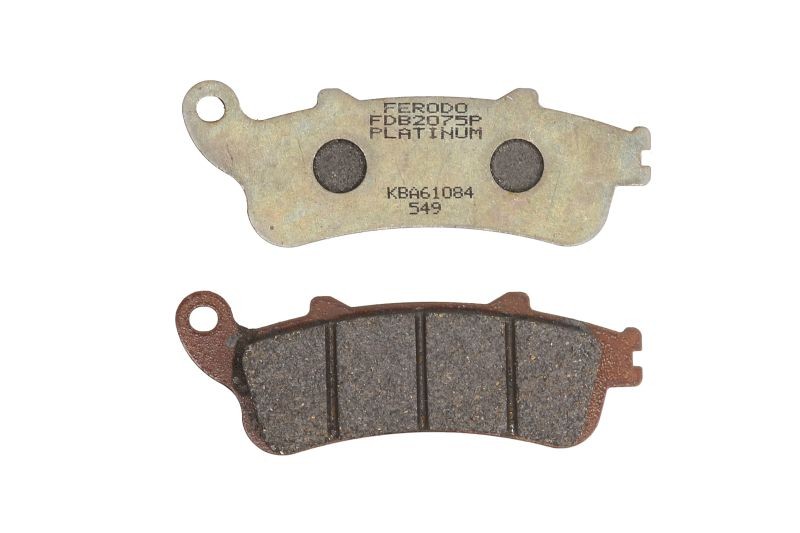 Fits FERODO FDB2075P Brake pads FDB2075P  platinum, intended use rout ⭐UK Stock⭐